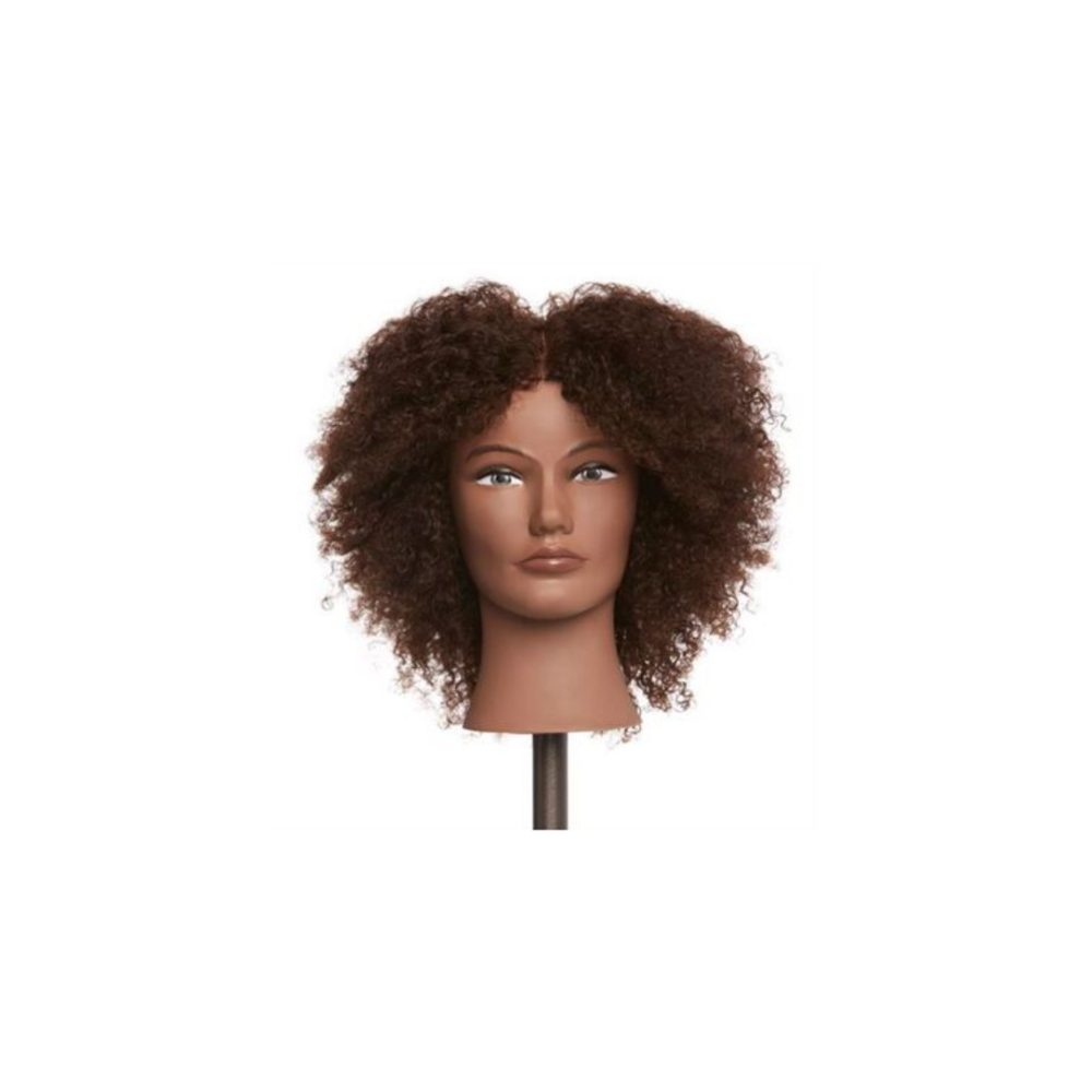 02-221110 AMBER – 100% HUMAN TEXTURED HAIR MANNEQUIN