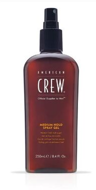 11-500274 CREW MEDIUM HOLD SPRAY GEL 8.45OZ