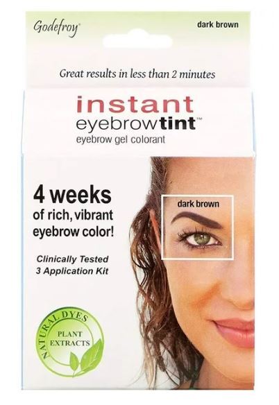 20-112001 GODEFROY INSTANT EYEBROW TINT - DARK BROWN