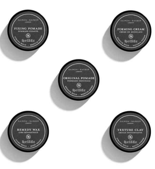 29-041730 DAIMON BARBER WORLD TRAVELLER SAMPLE SET 10GR 5/PCS