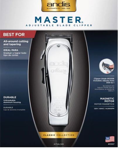 42-001585 ANDIS MASTER ADJUSTABLE BLADE CLIPPER