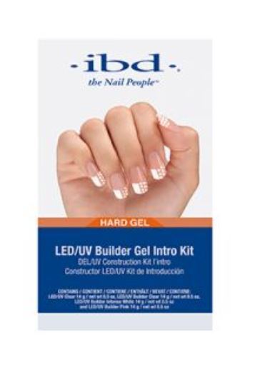 61-560425 IBD 4PC LED/UV BUILDER GEL INTRO KIT