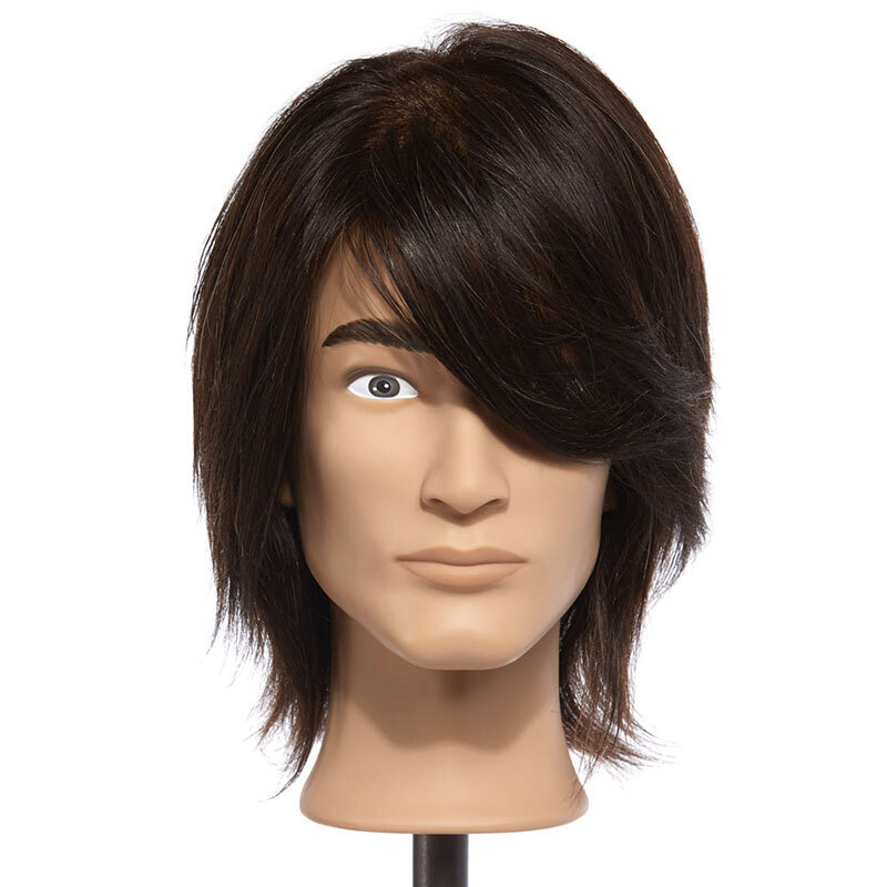 02-222228 COLE – 100% HUMAN HAIR MANNEQUIN