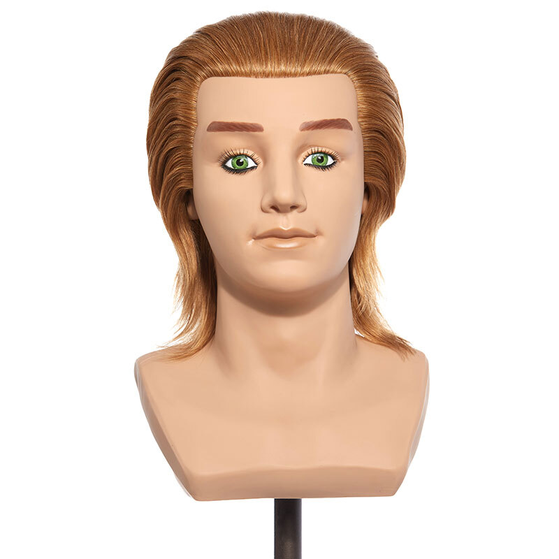 02-222256 TONY – 100% HUMAN HAIR MANNEQUIN