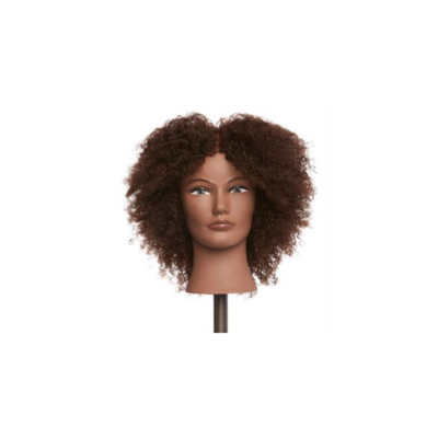 02-221110 AMBER – 100% HUMAN TEXTURED HAIR MANNEQUIN