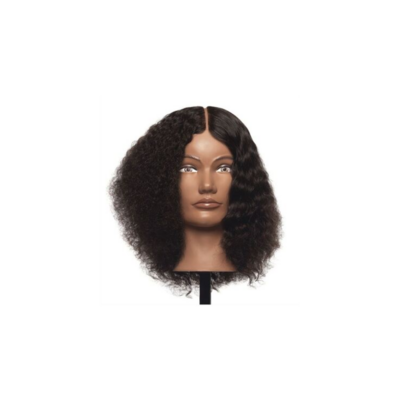 MULTI-TEXTURE QUAD - 100% HUMAN HAIR MANNEQUIN