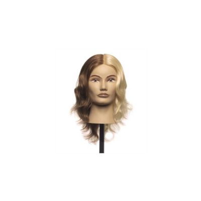 BICOLOR – 100% HUMAN HAIR MANNEQUIN