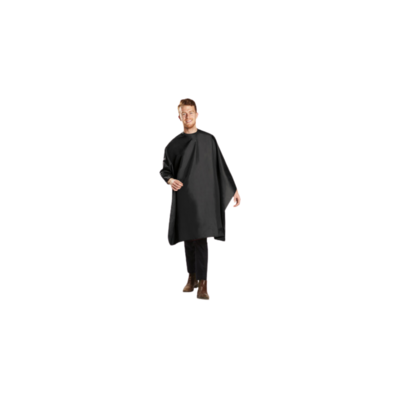 03-070558 BABYLISS PRO DELUXE NYLON CUTTING CAPE - BLACK X-LARGE