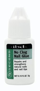 61-553004 IBD 5 SECOND 3GM NO CLOG NAIL GLUE BOTTLE