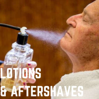 B-LOTIONS AND AFTERSHAVES