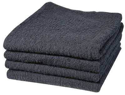 BABYLISS PRO TOWELS - BLACK 12/PK