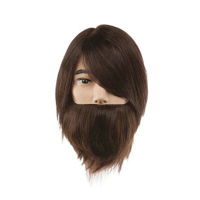 02-222222 SAMUEL BEARDED – 100% HUMAN HAIR MANNEQUIN